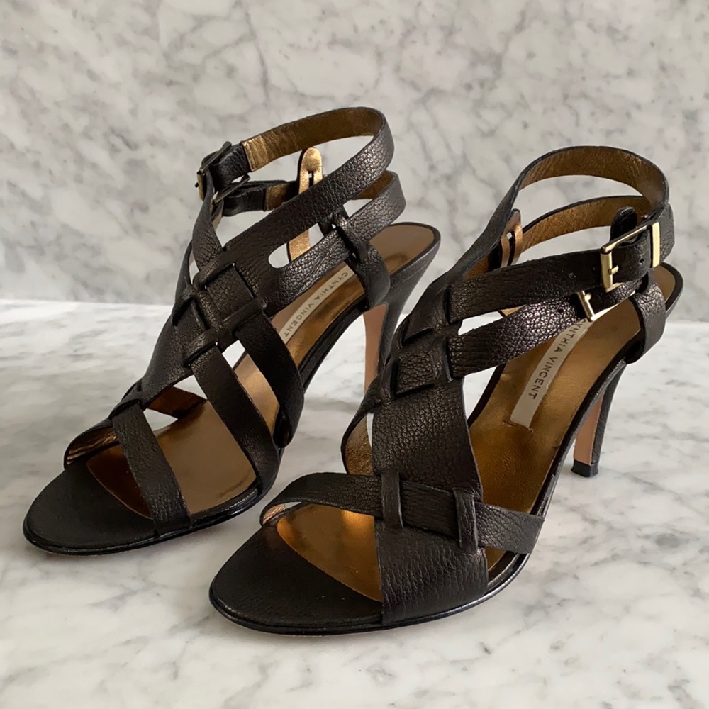 Cynthia Vincent strappy high heel sandals